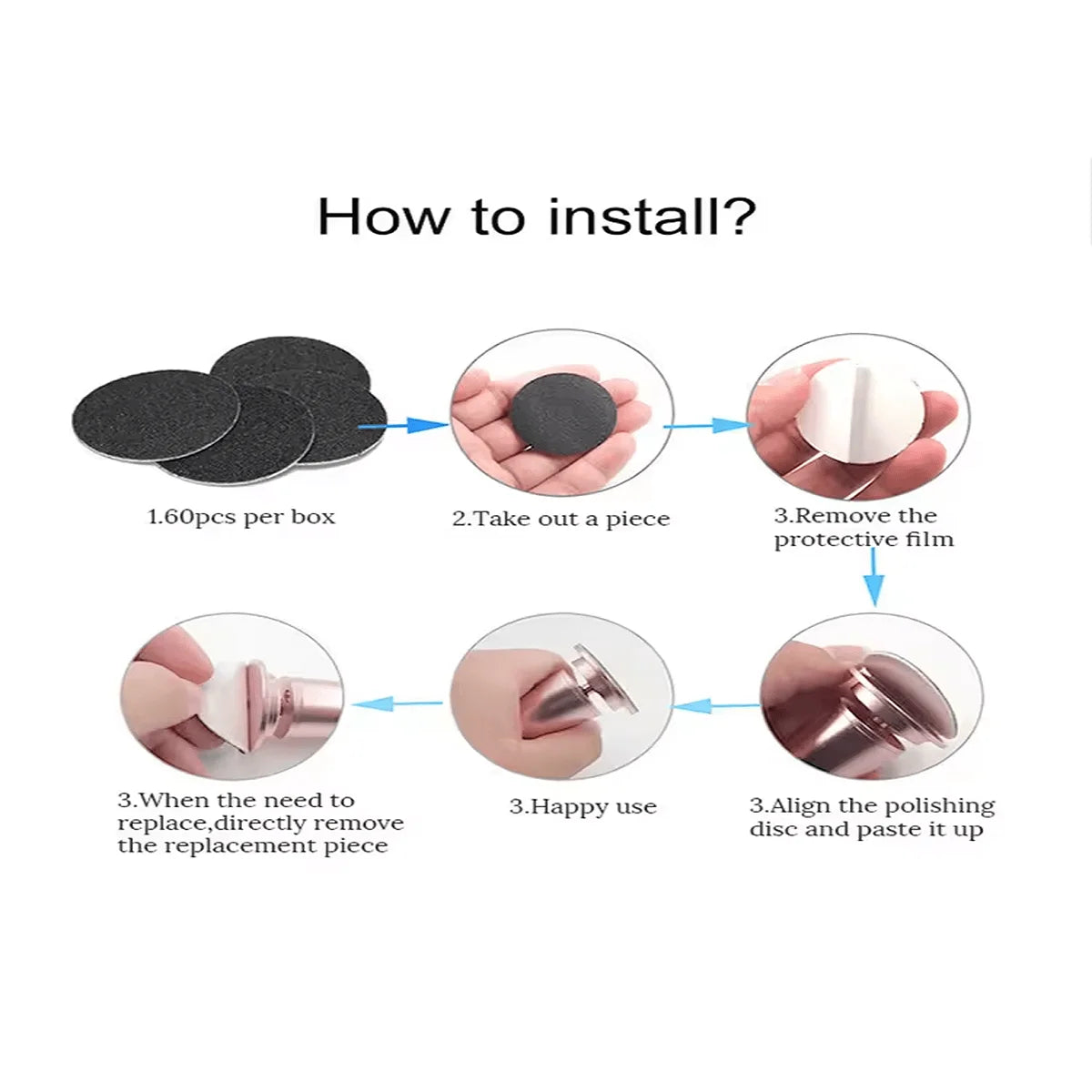 Electric Cordless Foot Callus Remover – Rechargeable Pedicure Tool