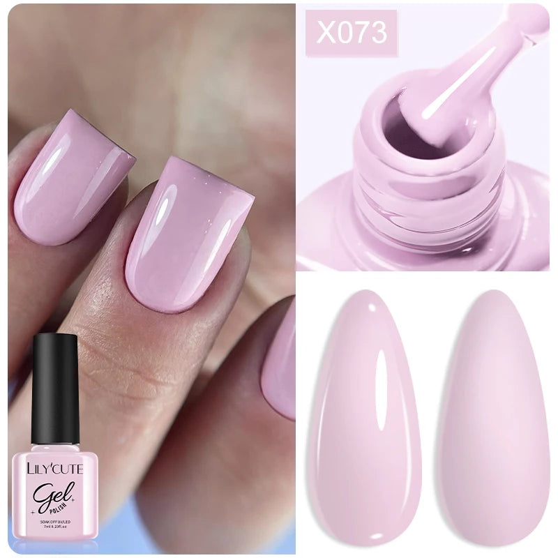 LILYCUTE 7ml Peel Off Base Gel – Clear Semi-Permanent UV Gel
