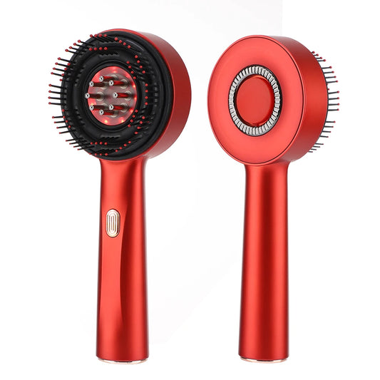 Electric Vibration Massage Comb – Red Light Therapy Hair Growth & Scalp Care