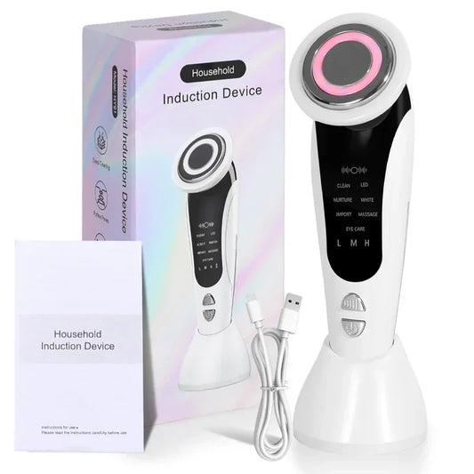 High-Frequency 7-in-1 Facial Massager – Multifunctional Beauty Device
