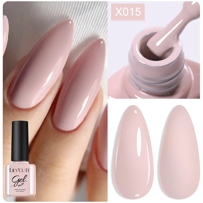 LILYCUTE 7ml Peel Off Base Gel – Clear Semi-Permanent UV Gel