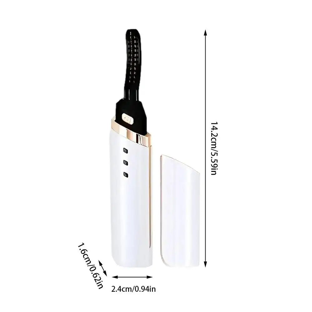 Electric Heated Eyelash Curler – USB Rechargeable, Fast & Adjustable
