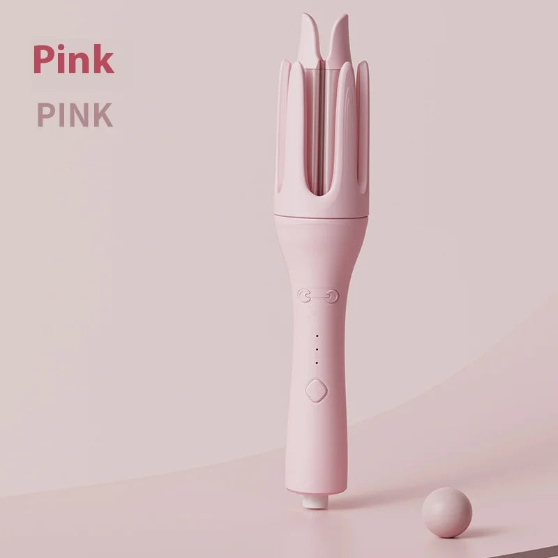 2-in-1 Automatic Rotating Ceramic Curler – Professional 32mm Curling Wand