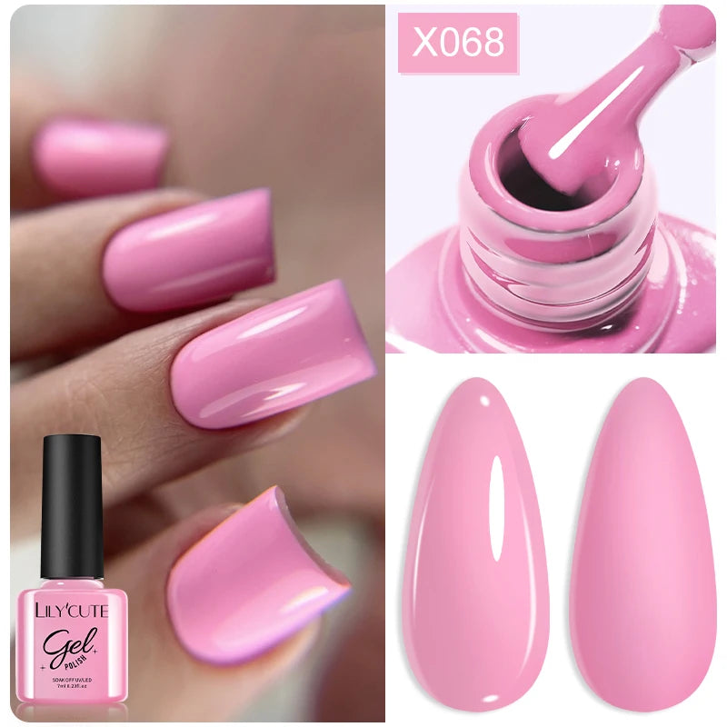LILYCUTE 7ml Peel Off Base Gel – Clear Semi-Permanent UV Gel