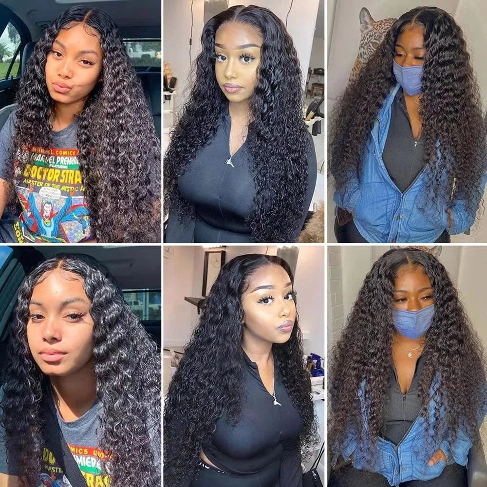 Rosabeauty Curly Human Hair Bundles – Deep Wave Brazilian Extensions