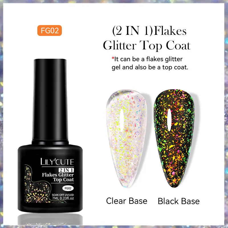LILYCUTE 7ml Peel Off Base Gel – Clear Semi-Permanent UV Gel