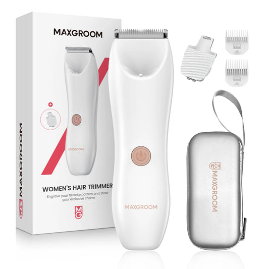 MAXGROOM Women’s Electric Body Hair Trimmer – Portable & Painless