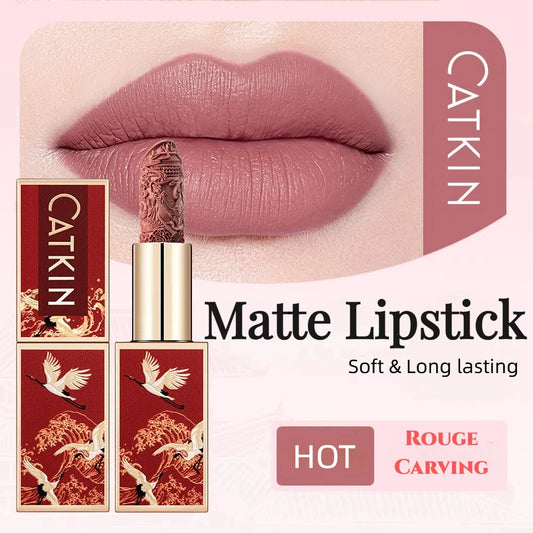 CATKIN Velvet Matte Lipstick – Smooth, Hydrating & Long-Lasting