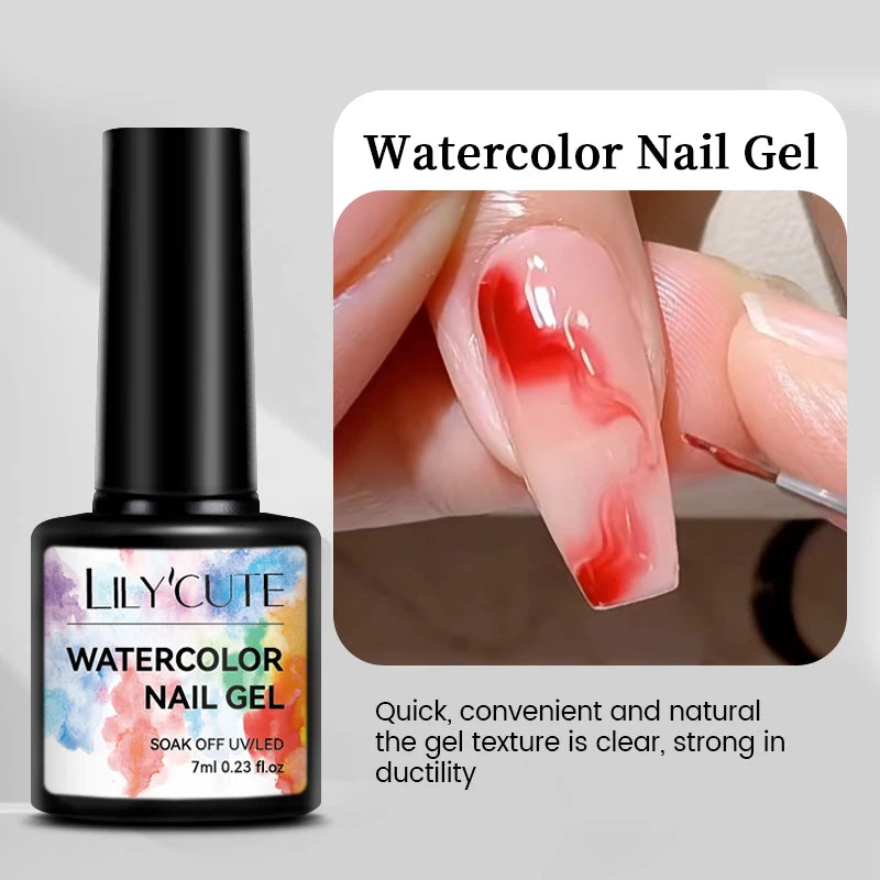 LILYCUTE 7ml Peel Off Base Gel – Clear Semi-Permanent UV Gel
