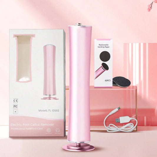 Electric Cordless Foot Callus Remover – Rechargeable Pedicure Tool