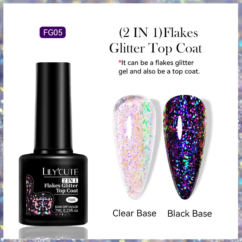 LILYCUTE 7ml Peel Off Base Gel – Clear Semi-Permanent UV Gel
