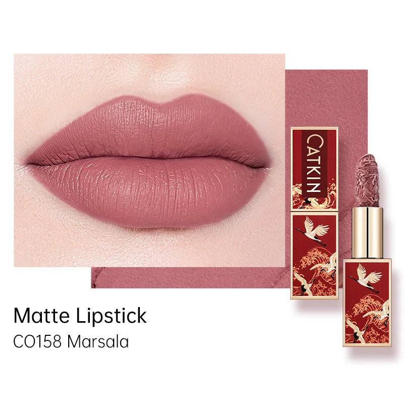CATKIN Velvet Matte Lipstick – Smooth, Hydrating & Long-Lasting