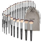 30PCS Professional Makeup Brush Set – Complete Kit with Travel Bag