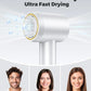 1600W Professional High-Speed Hair Dryer – Silent Touch Screen, Hot & Cold