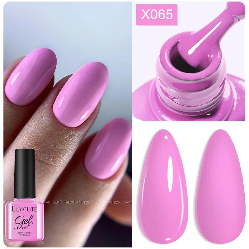 LILYCUTE 7ml Peel Off Base Gel – Clear Semi-Permanent UV Gel