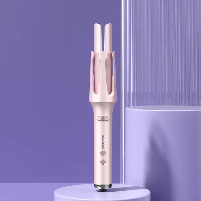 2-in-1 Automatic Rotating Ceramic Curler – Professional 32mm Curling Wand