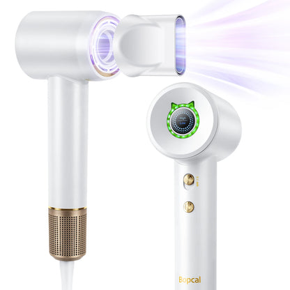 1600W Professional High-Speed Hair Dryer – Silent Touch Screen, Hot & Cold