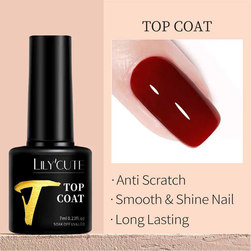 LILYCUTE 7ml Peel Off Base Gel – Clear Semi-Permanent UV Gel