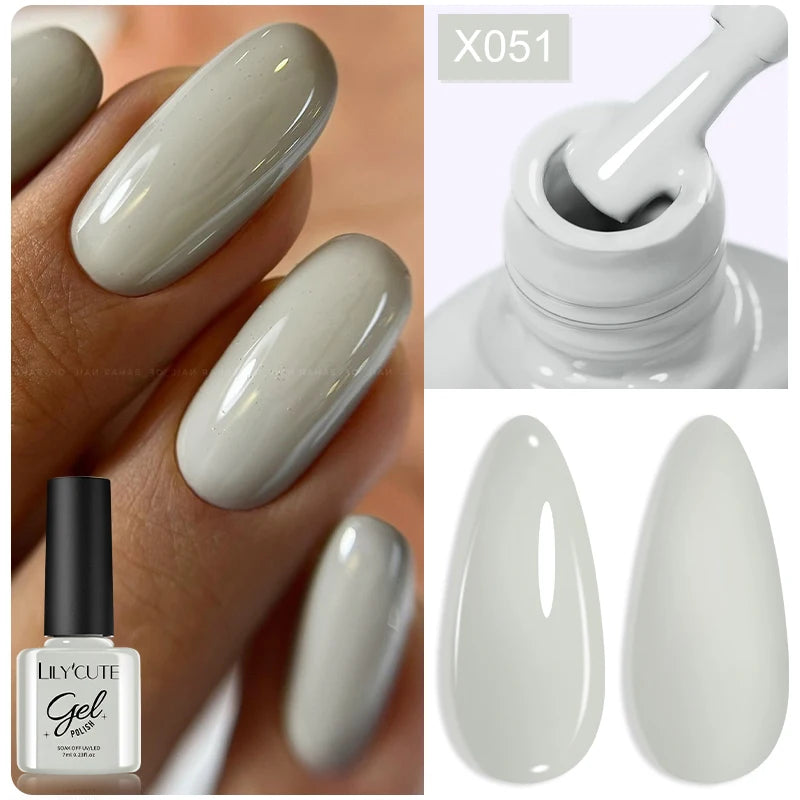LILYCUTE 7ml Peel Off Base Gel – Clear Semi-Permanent UV Gel