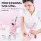 Professional Electric Nail Drill File – Cordless & Rechargeable E-File Kit