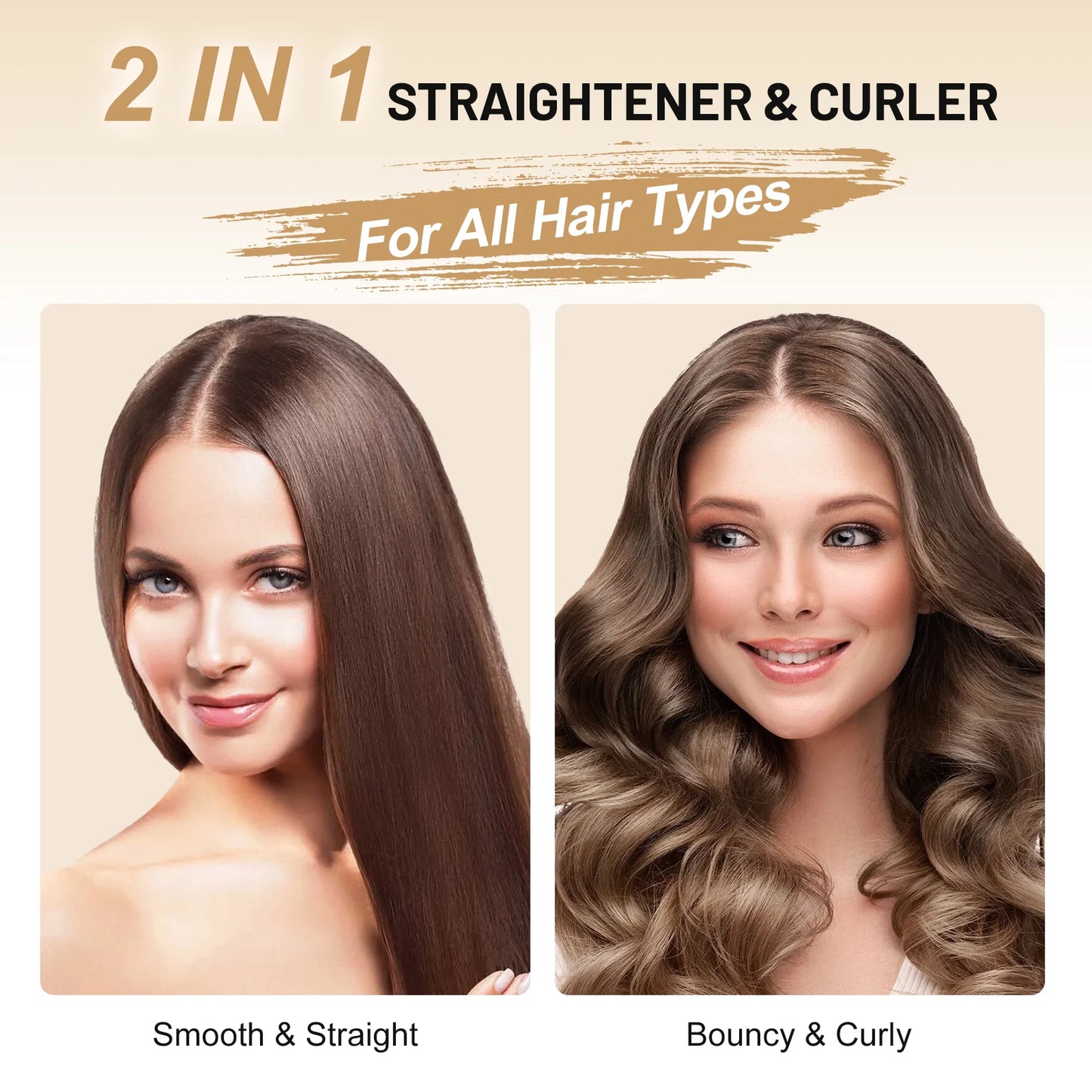 SEJOY Hair Straightening Comb – Rapid Heating with Negative Ion Technology