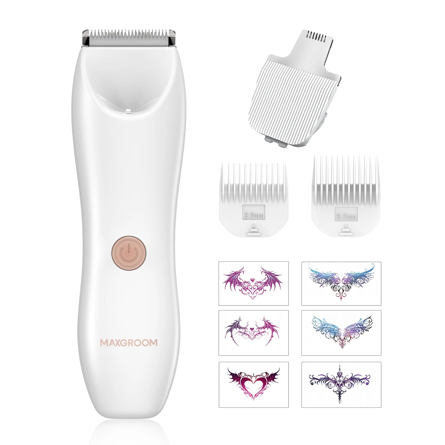 MAXGROOM Women’s Electric Body Hair Trimmer – Portable & Painless