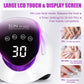 220W LED UV Nail Light Dryer – Fast Gel Polish Curing with LCD Touch Screen
