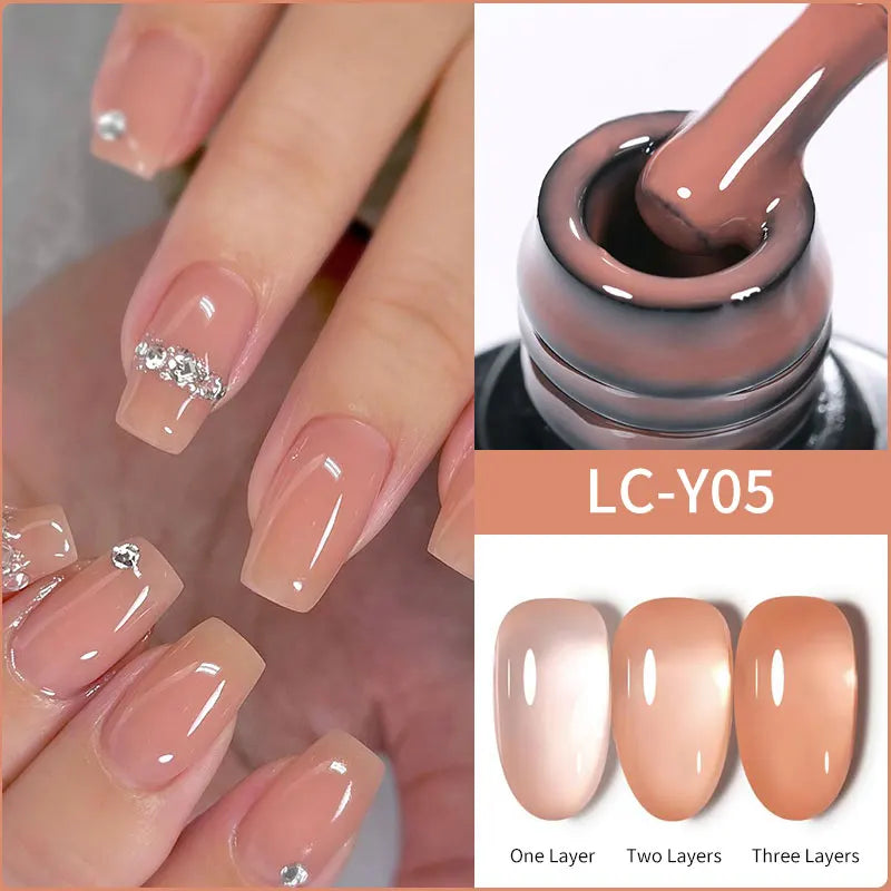 LILYCUTE 7ml Peel Off Base Gel – Clear Semi-Permanent UV Gel