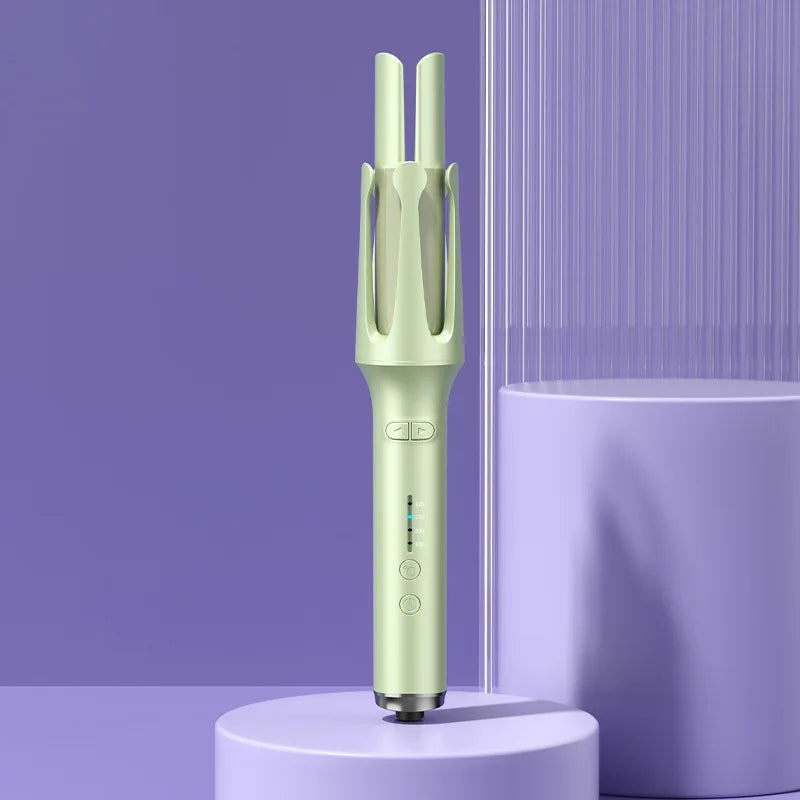 2-in-1 Automatic Rotating Ceramic Curler – Professional 32mm Curling Wand