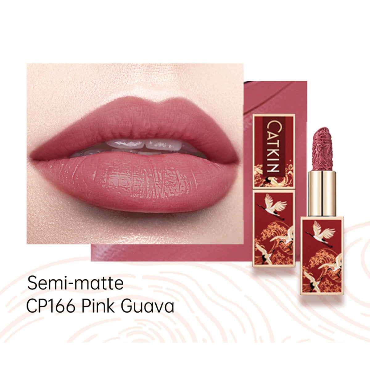 CATKIN Velvet Matte Lipstick – Smooth, Hydrating & Long-Lasting