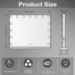 FENCHILIN Hollywood Vanity Mirror – 15 Dimmable LED Bulbs for Perfect Makeup