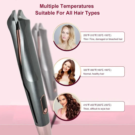 3/4 Inch Tapered Hair Curling Wand – Professional Ceramic Curler