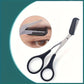 3-Piece Stainless Steel Eyebrow Grooming Kit – Tweezer, Comb & Scissors