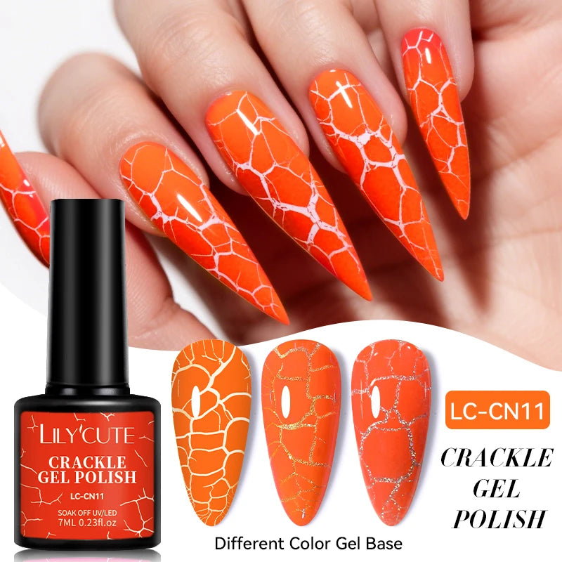 LILYCUTE 7ml Peel Off Base Gel – Clear Semi-Permanent UV Gel