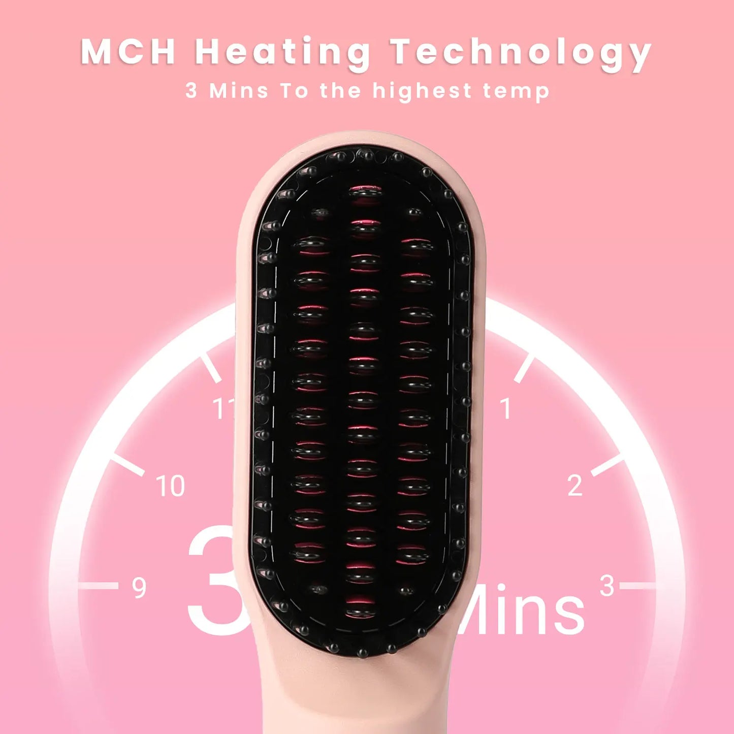 KIPOZI 3-in-1 Hair Dryer Brush – Negative Ion Hot Air Styler
