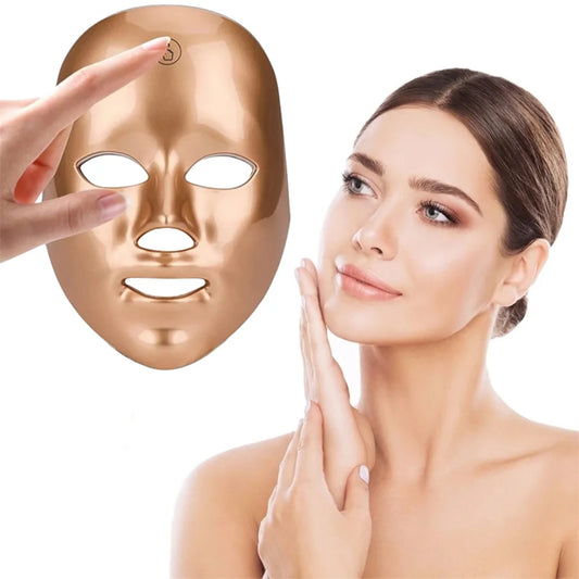 7-Color LED Beauty Mask for Women – USB Rechargeable Facial Care Device