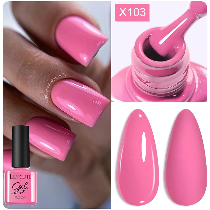 LILYCUTE 7ml Peel Off Base Gel – Clear Semi-Permanent UV Gel