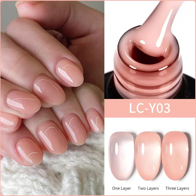 LILYCUTE 7ml Peel Off Base Gel – Clear Semi-Permanent UV Gel