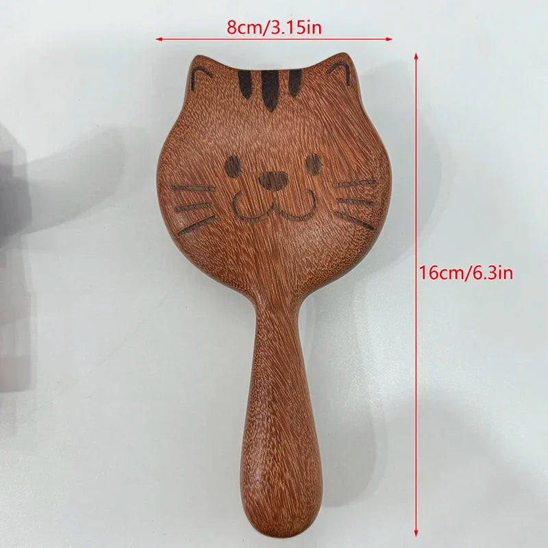 Sandalwood Cartoon Scalp Massage Comb – Meridian Hair & Body Care