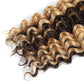 Human Braiding Hair  Bundle for Braiding Highlight Color Deep Wave Bulk Human Hair Bundles Human Hair Bulk For Braids Bundle