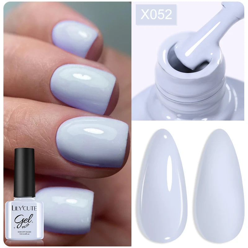 LILYCUTE 7ml Peel Off Base Gel – Clear Semi-Permanent UV Gel