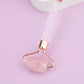Rose Quartz Face & Gua Sha Roller – Facial, Neck & Body Massage Tool