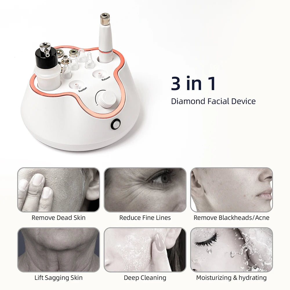Foreverlily Diamond Facial Peeling Machine – Professional Microdermabrasion & Nano Spray