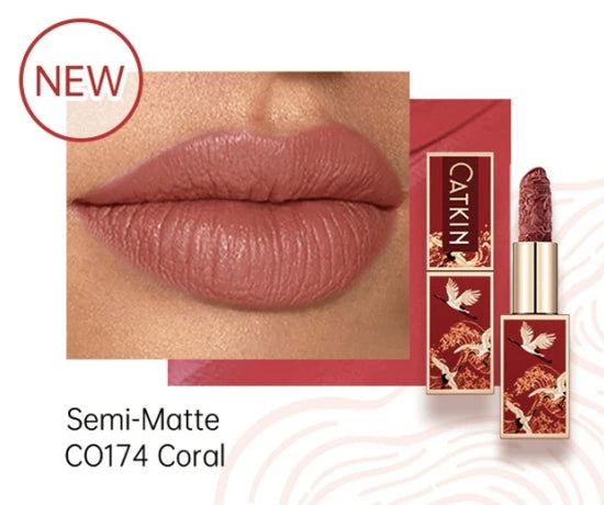 CATKIN Velvet Matte Lipstick – Smooth, Hydrating & Long-Lasting