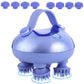 Handheld Hair Massager – 8 Silicone Massage Heads for Scalp & Hair Growth