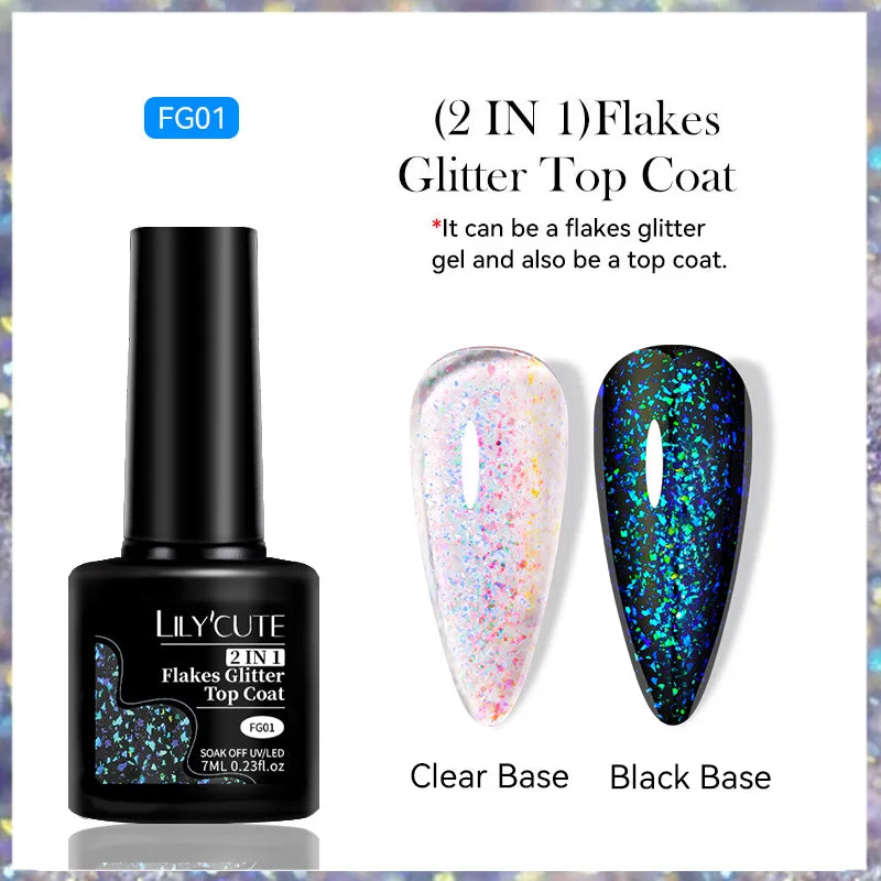 LILYCUTE 7ml Peel Off Base Gel – Clear Semi-Permanent UV Gel