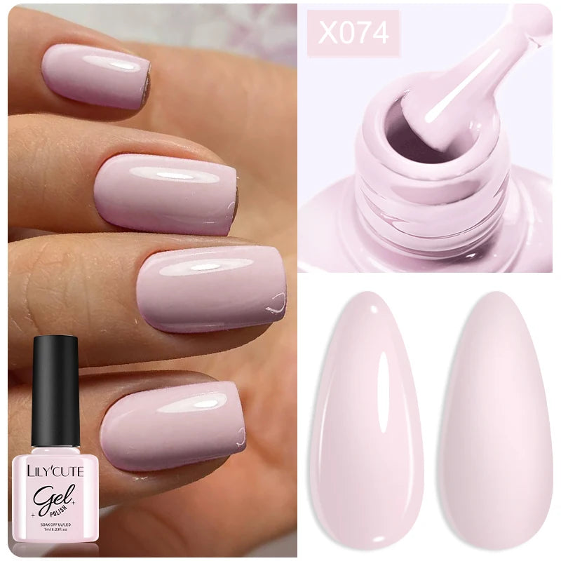 LILYCUTE 7ml Peel Off Base Gel – Clear Semi-Permanent UV Gel