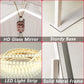 12.6" x 15" LED Makeup Mirror – Adjustable Light with 3 Modes