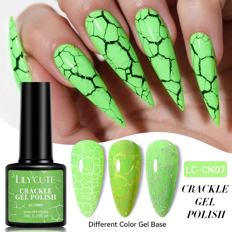 LILYCUTE 7ml Peel Off Base Gel – Clear Semi-Permanent UV Gel