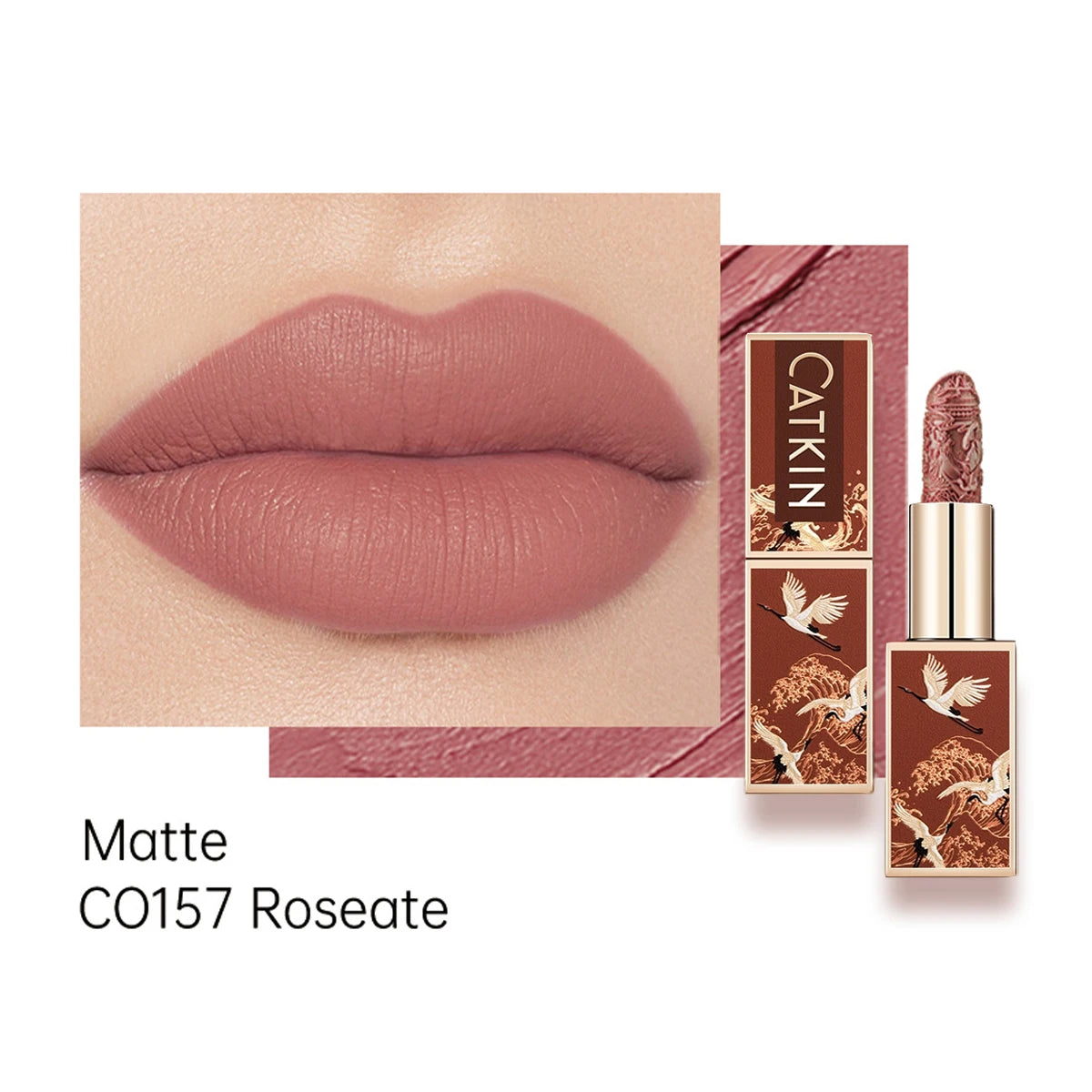 CATKIN Velvet Matte Lipstick – Smooth, Hydrating & Long-Lasting